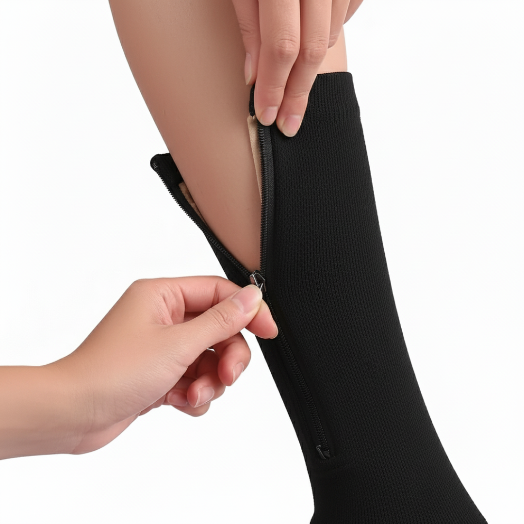 Zip Compression Socks