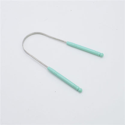 Stainless steel tongue cleaner