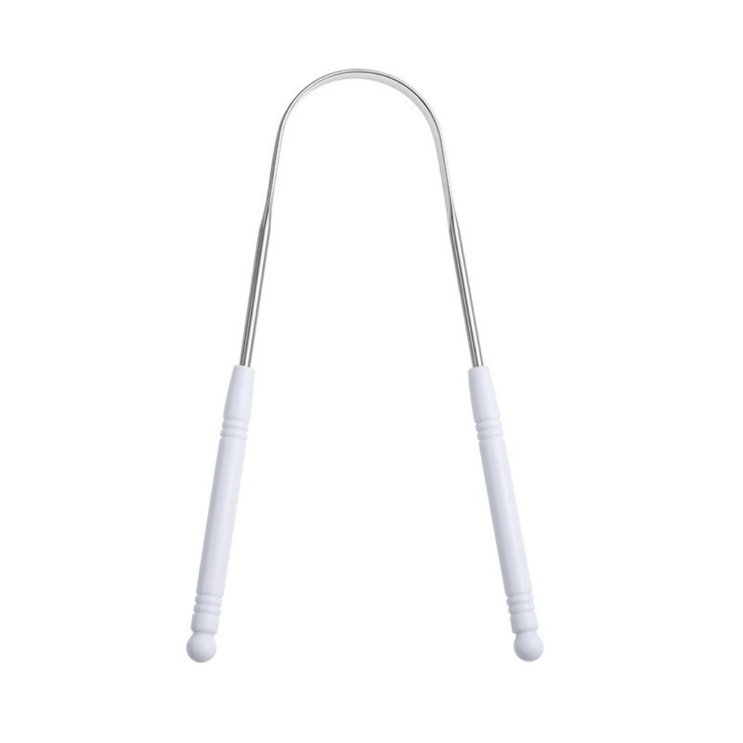 Stainless steel tongue cleaner