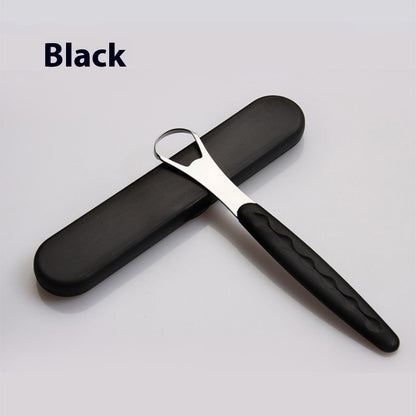 Tongue Scraper Tongue Cleaning Stainless Steel Tongue Scraper Oral Care Tool Deodorant Tongue Brush